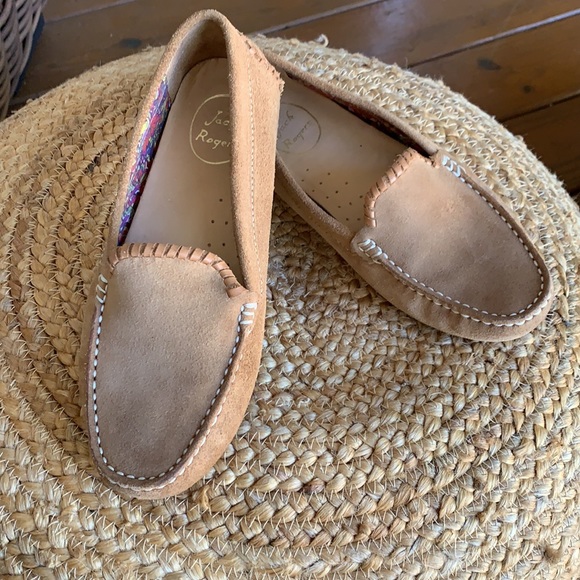 Jack Rogers Taylor Suede Loafers Moccasins Flats - Picture 3 of 5